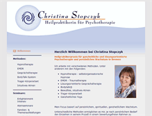 Tablet Screenshot of praxis-stopczyk.de